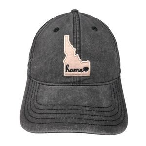 Home Idaho Slideback Hat Gray One Size Adjustable Embroidered 6 Panel Home Free